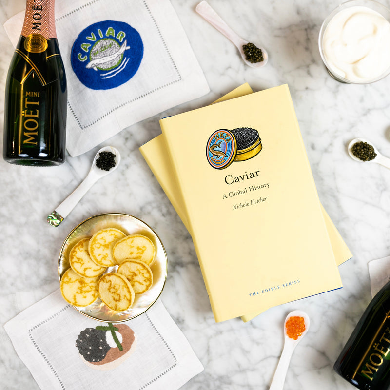 The Caviar Co. provides a wide variety of Mother of Pearl accessories from Mother of Pearl Spoons to Mother of Pearl Palettes. Don't forget to add a set of caviar cocktail napkins! 