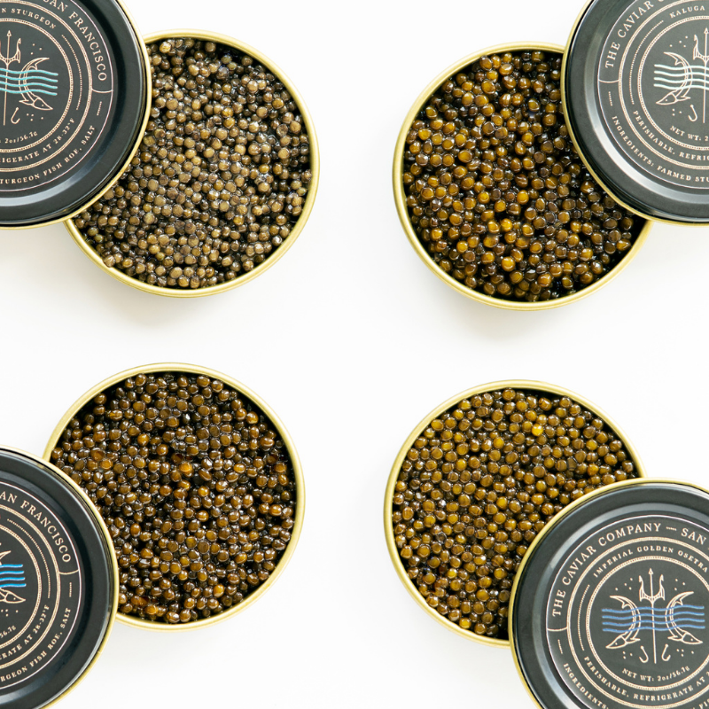 The Caviar Co. Club Memberships- Available to ship to you monthly, quarterly, or biannually