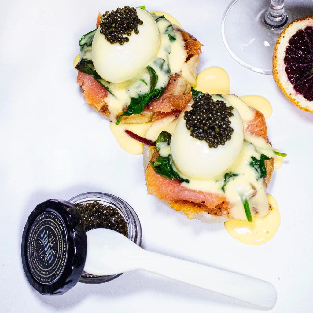 Truffle Shuffle: Smoked Salmon Caviar Benedict