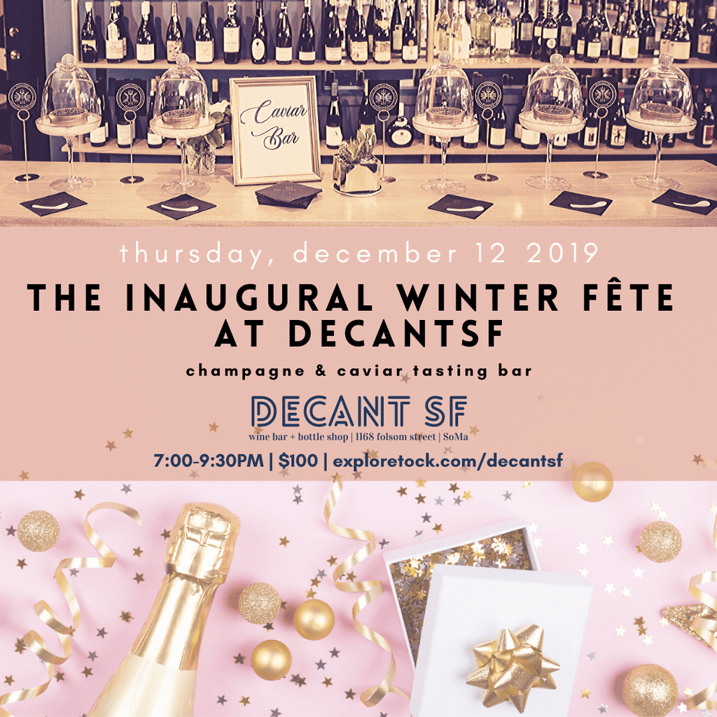 Inaugural Winter Fête! Champagne Tasting & Caviar Bar! - The Caviar Co.