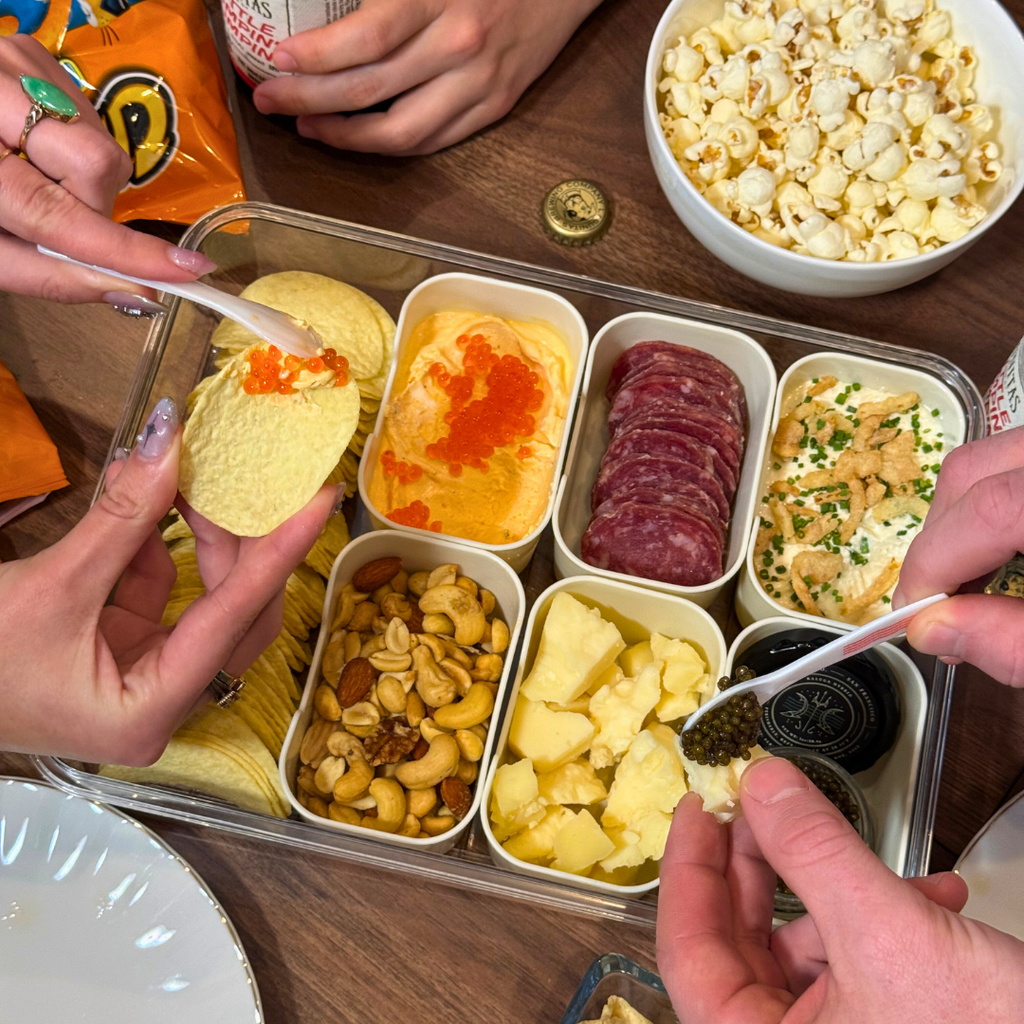 Caviar To-Go Platters