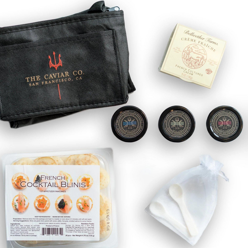 The Ultimate Caviar Flight Cooler Gift Set